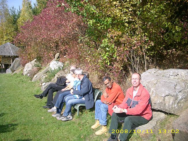 Hessenpark, die Wandergruppe