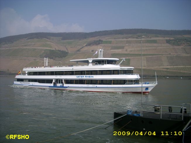 Fahrt mit der "Vater Rhein" von Bingen nach Assmannshausen