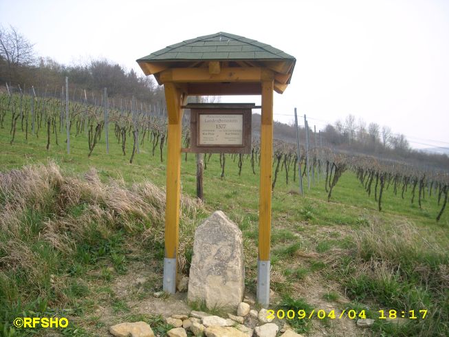 Landesgrenzstein von 1577