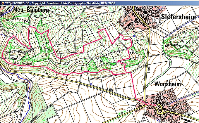 Wanderung Bänkelches-Route Wanderung Bänkelches-Route