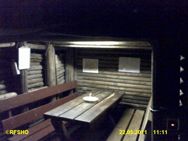 Bergwerk Rammelsberg Pausenraum im Berg