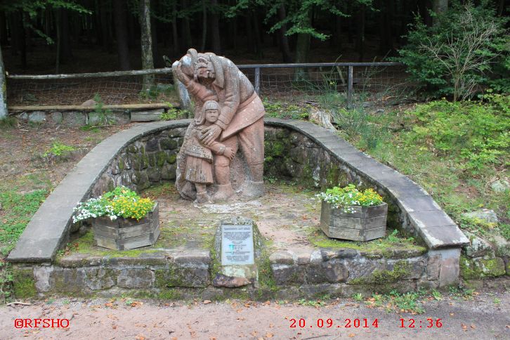 Schusterpfad, Wanderer mit Kind